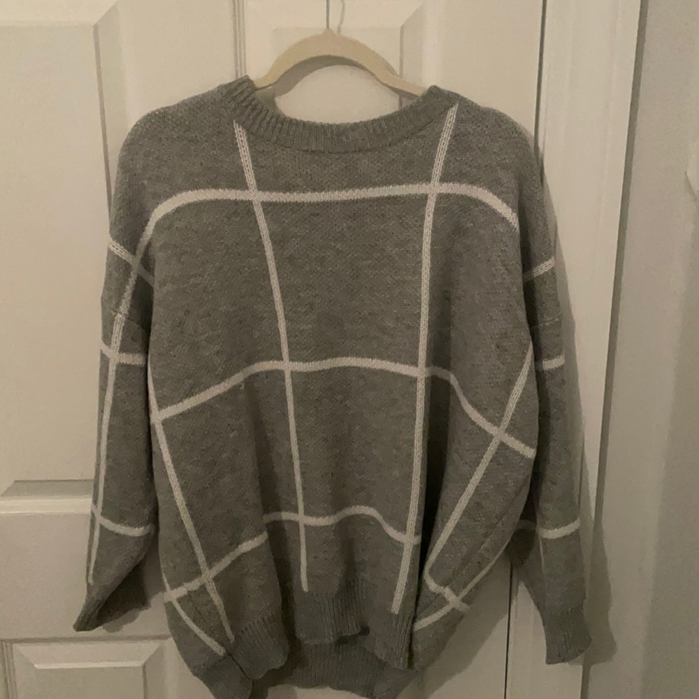 Lulu’s Oversized Plaid Sweater